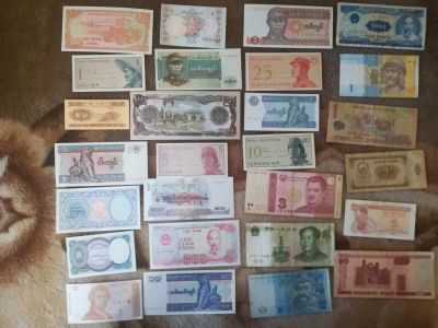 Лот: 1587751. Фото: 1. Банкноты (купюры) Набор 27 штук... Азия