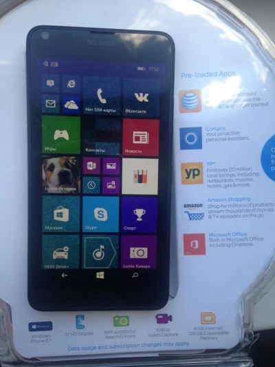 Лот: 7715124. Фото: 1. Новый Lumia 640 1 сим карта. Смартфоны