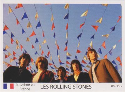 Лот: 10614550. Фото: 1. Rolling Stones коллекционная карточка... Наклейки, фантики, вкладыши