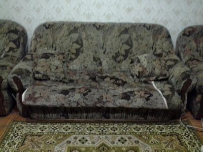 Лот: 3712733. Фото: 1. Диван два кресла б/у. Диваны
