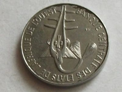 Лот: 7747709. Фото: 1. Монета 1 франк один Западная Африка... Африка