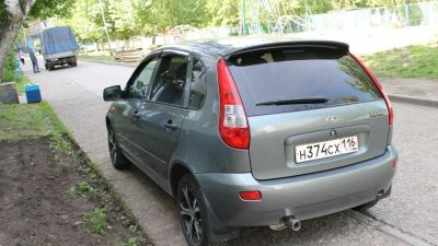 Лот: 9278438. Фото: 1. Бампер задний ВАЗ 1119 Лада Калина... Кузов