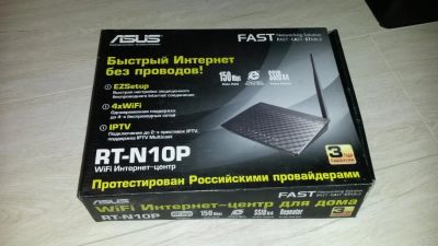 Лот: 6851615. Фото: 1. Wi-Fi роутер ASUS RT-N10P. Маршрутизаторы (роутеры)