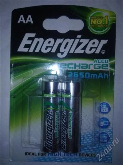 Лот: 1806288. Фото: 1. Аккумулятор AA Energizer 2650... Батарейки, аккумуляторы, элементы питания