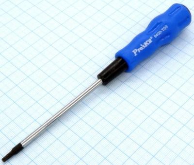 Лот: 16370629. Фото: 1. Отвертка Torx T9, 4*80мм, 89400-T9. Ручной инструмент