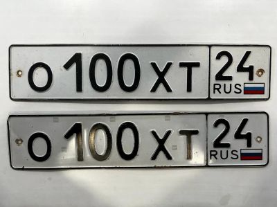 Лот: 21336913. Фото: 1. гос номер О 100 ХТ 24. Госномера