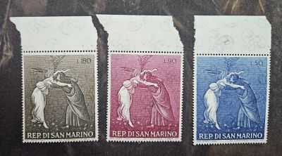 Лот: 25634033. Фото: 1. Марки: Сан-Марино. 1968. Искусство... Марки