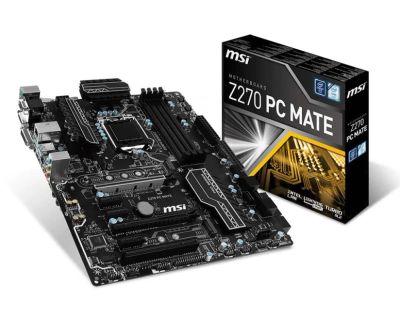 Лот: 13348008. Фото: 1. MSI Z270 PC MATE+Процессор Celeron... Материнские платы