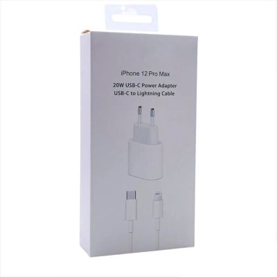 Лот: 22147521. Фото: 1. СЗУ ДЛЯ APPLE 12 WHITE PD 20W... Зарядные устройства, блоки питания, адаптеры сетевые для смартфонов
