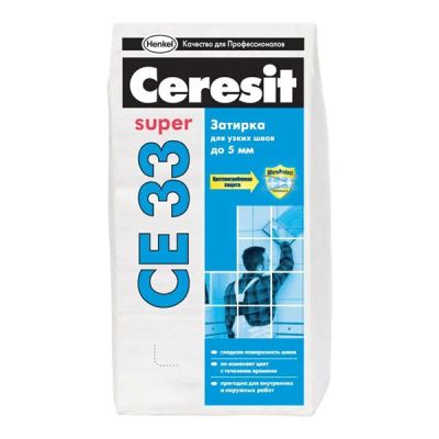 Лот: 6409187. Фото: 1. Затирка для плитки Ceresit СЕ... Смеси, шпатлевки, цемент