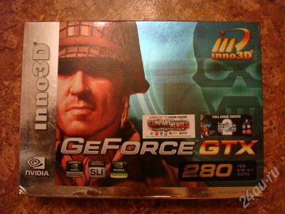 Лот: 447090. Фото: 1. продам Inno3d GeForce Gtx 280. Видеокарты