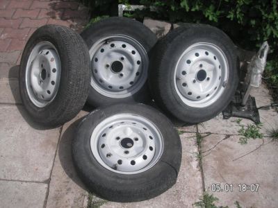 Лот: 7782905. Фото: 1. 4 диска к *ОКЕ*с покрышками. Диски