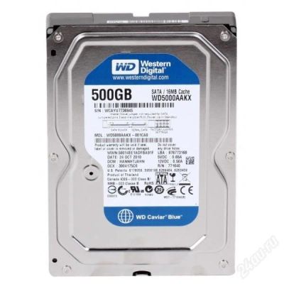 Лот: 2915573. Фото: 1. Жесткий диск 500gb. Жёсткие диски (HDD)