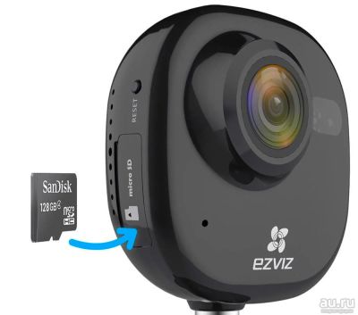 Лот: 11209647. Фото: 1. Ezviz Mini plus - WiFi, audio... Видеонаблюдение