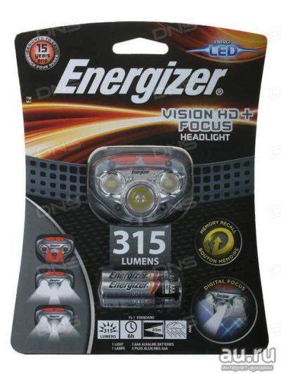 Лот: 13472628. Фото: 1. Налобный фонарь Energizer HDD322. Фонарики