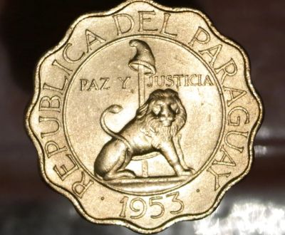 Лот: 8700728. Фото: 1. Экзотика с рубля (4026) Парагвай... Остальные страны