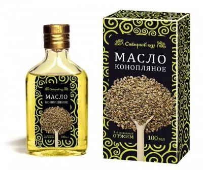 Лот: 10127611. Фото: 1. Масло конопляное, 100 мл. Народная медицина, БАДы