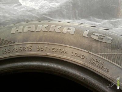 Лот: 1684338. Фото: 1. Hakka i3 195/65 r15. Шины