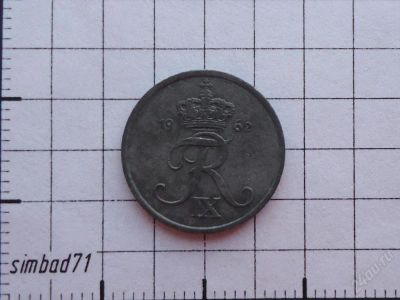 Лот: 2841396. Фото: 1. 1 эре Дания 1962г. Европа
