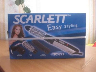 Лот: 2905706. Фото: 1. Фен-щетка Scarlett Easy styling. Укладка и стрижка волос, бритьё, эпиляция