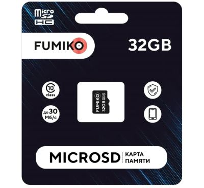 Лот: 22226655. Фото: 1. Флешка 32Гб Fumiko microSDHC накопитель... USB-флеш карты