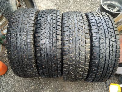 Лот: 15129305. Фото: 1. 205\70 R15 dunlop japan шипы. Шины