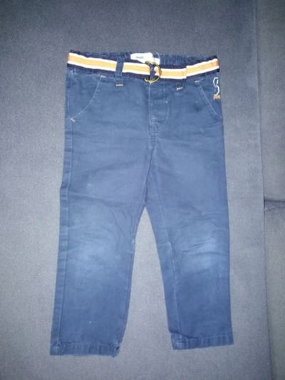 Лот: 15395680. Фото: 1. Штаны для мальчика синие GeeJay... Брюки, шорты, джинсы