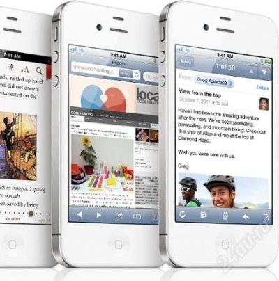 Лот: 1944866. Фото: 1. Apple iPhone 4S - 32G White. Смартфоны