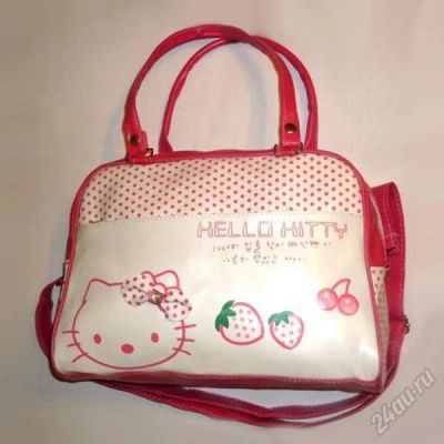 Лот: 932888. Фото: 1. сумка и ремень hello kitty!сегодня... Сумки