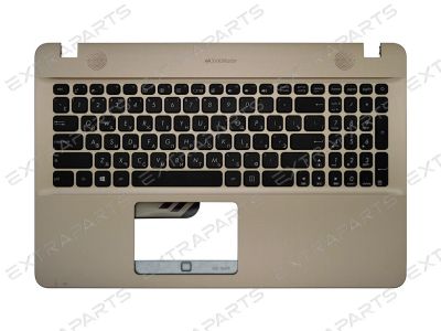 Лот: 16280422. Фото: 1. Клавиатура Asus R541U золотая... Клавиатуры для ноутбуков