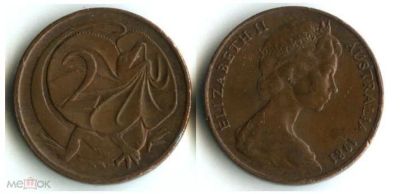 Лот: 24580785. Фото: 1. 2 цента 1981 года. Австралия. Австралия и Океания
