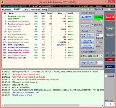 Лот: 7480087. Фото: 1. Жесткий диск WD 2TB (WD20EARS-00MVWB1... Жёсткие диски (HDD)