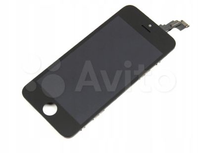 Лот: 17416130. Фото: 1. Экран iPhone 5C черный. Дисплеи, дисплейные модули, тачскрины