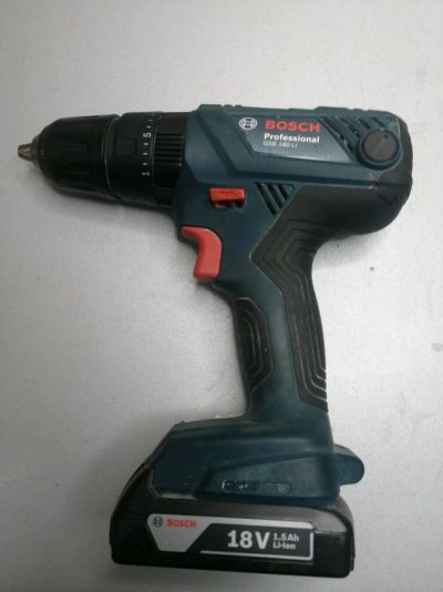 Лот: 18150691. Фото: 1. Шуруповерт Bosch GSB 180-LI (0712-03... Электроинструмент