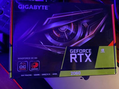 Лот: 17061588. Фото: 1. Nvidia RTX 2060 Gigabyte 6gb ver... Видеокарты