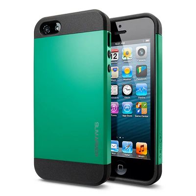 Лот: 3562806. Фото: 1. Spigen SGP Slim Armor (Green... Чехлы, бамперы