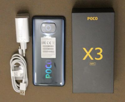 Лот: 16977964. Фото: 1. POCO X3 NFS 6/128 Ростест, официальная... Смартфоны