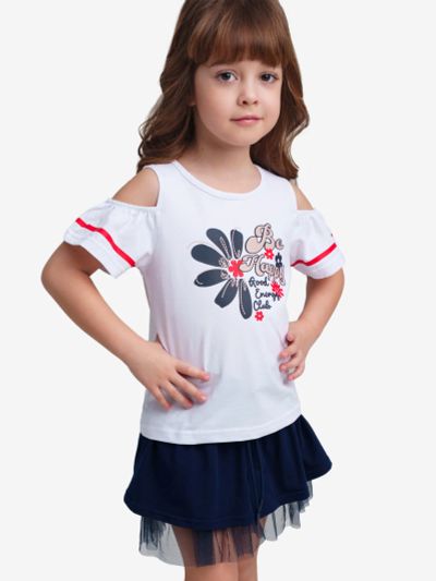 Лот: 25356755. Фото: 1. Футболка Playtoday для девочки... Другое (спортивная одежда)