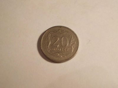 Лот: 10489191. Фото: 1. 20 грошей 1992 года. Польша. Короткий... Европа