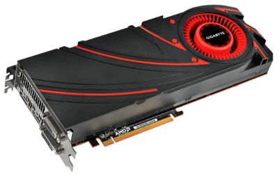 Лот: 4016127. Фото: 1. GigaByte Radeon R9 290 (GV-R929D5-4GD-B... Видеокарты