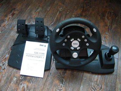 Лот: 5730285. Фото: 1. Руль Dialog GW-11VR Rally-Sport... Рули, джойстики