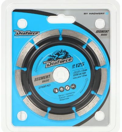 Лот: 20656285. Фото: 1. Диск алмазный Diaforce Segment... Расходные материалы, сменные насадки