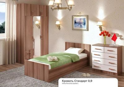 Лот: 10594347. Фото: 1. Кровать Стандарт 0,9*2,0. Кровати