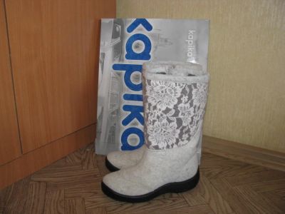 Лот: 4568038. Фото: 1. Валенки" Капика" с натуральной... Валенки, угги, унты