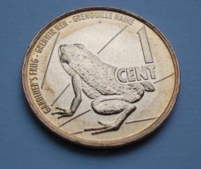 Лот: 17961729. Фото: 1. Сейшелы 1 цент 2016 Лягушка. Африка