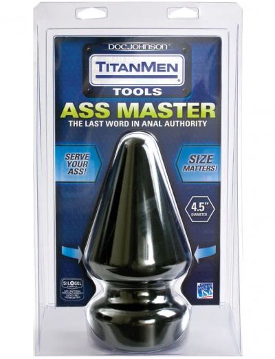 Лот: 22071241. Фото: 1. Большая анальная пробка Ass Master. Игрушки