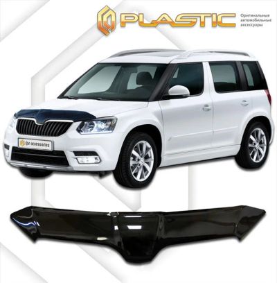 Лот: 13012787. Фото: 1. Дефлектор капота SKODA YETI 2013г-. Детали тюнинга