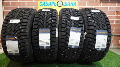 Лот: 23496030. Фото: 1. Зимние шипованные шины Formula... Шины