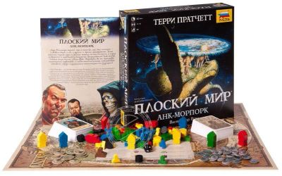 Лот: 12854205. Фото: 1. Настольная игры "Плоский мир". Настольные игры, карты