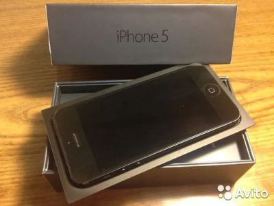 Лот: 5011679. Фото: 1. Iphone 5 16gb black. Смартфоны